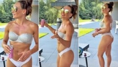 Dorothea genießt den Sommer (und den Drink ihres Sponsors).