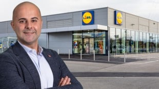 Lidl-Österreich-Chef Michael Kunz weiht die „Krone“ in seine Pläne ein.