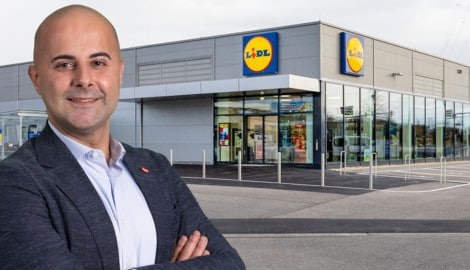 Lidl-Österreich-Chef Michael Kunz weiht die „Krone“ in seine Pläne ein.