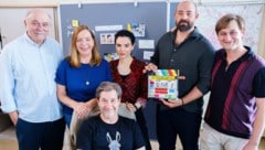 Ein Team, das vor und abseits der Kameras funktioniert: Karl Fischer, Susi Stach, Sascha Bigler, ...