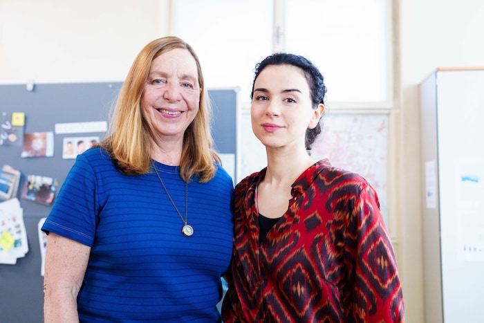Susi Stach und Mariam Hage als dynamisches Duo. In der Serie fliegen die Fetzen, privat schätzt ...
