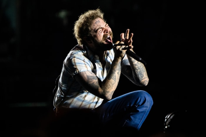 Headliner Post Malone feierte bei seiner Österreich-Premiere die Fans und auch sich selbst.