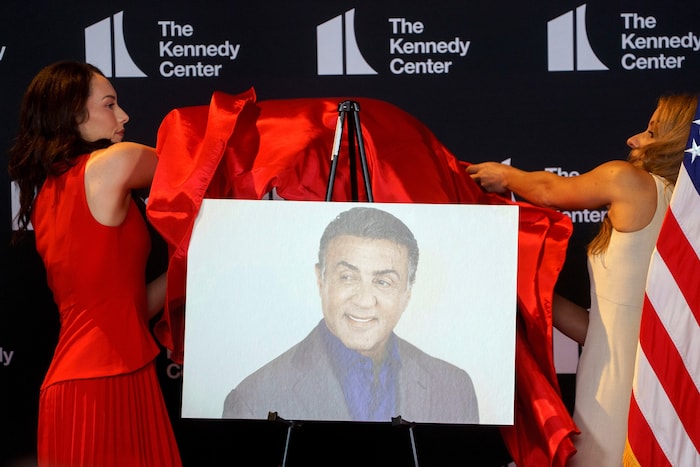 Die große Enthüllung: Stallone ist einer der Geehrten.