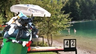 Wildparken ist bei uns verboten. Die Gosaumühle am Hallstättersee wird dennoch von Campern mit ...