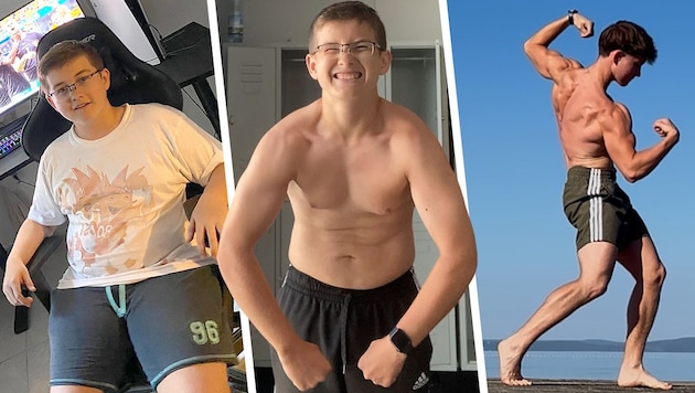 Zwischen diesen drei Bildern liegen drei Jahre. Fotos vom „alten Richi“ gibt es nicht so viele, ...