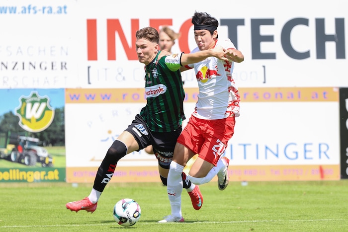 Peter Kiedl (l.) ist zu Ried gewechselt und trifft erstmals auf seinen Ex-Klub Sturm.