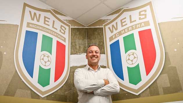Hertha-Wels-Manager Peter Huliak.