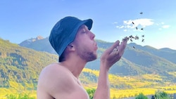 Sie summen im eigenen Garten und arbeiten hart. Genau so wie Pinzgau-Kapitän Lukas Moosmann.