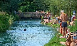 Der Almkanal in Salzburg wurde vom Geheimtipp zum Naherholungs-Hotspot.