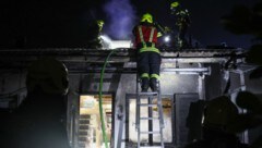 Die Feuerwehren waren bei dem Brand gefordert.
