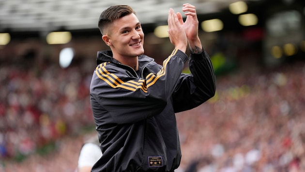 Benjamin Sesko unterschrieb bei Manchester United.