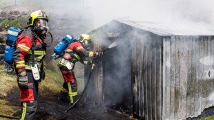 Löschaktion in Thüringerberg