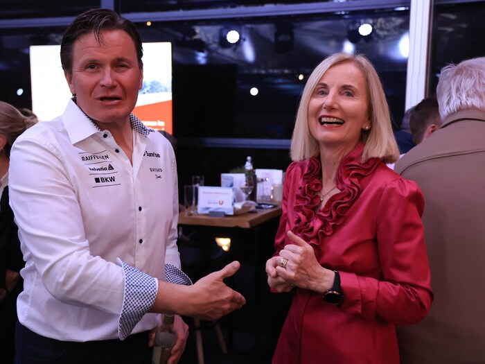 Urs Lehmann mit Roswitha Stadlober