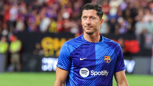 Robert Lewandowski fehlt den Katalanen verletzt.