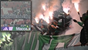 Fans von Maccabi Haifa sorgten in Debrecen für einen Eklat.