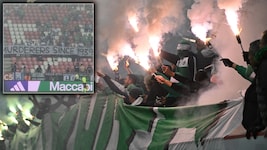 Fans von Maccabi Haifa sorgten in Debrecen für einen Eklat.
