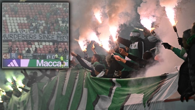 Fans von Maccabi Haifa sorgten in Debrecen für einen Eklat.