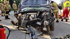 Beim Unfall wurde eine Autoinsassin schwer verletzt. 