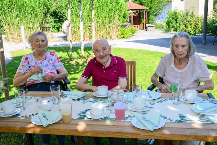 Die Jüngste ist Maria Schostal (li.). Sie feierte am Mittwoch ihren 100. Geburtstag gemeinsam ...