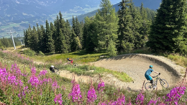 Am Mariä-Himmelfahrtstag zog es viele Steirer auch zum Mountainbiken auf die Planai.