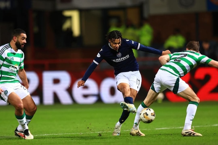 Oluwaseun Adewumi absolvierte für Dundee FC 32 Pflichtspiele, kam auf fünf Tore und fünf ...