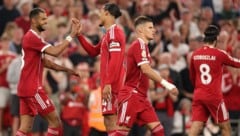 Freude über den Sieg bei den Liverpool-Akteuren