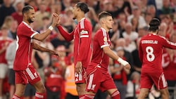 Freude über den Sieg bei den Liverpool-Akteuren