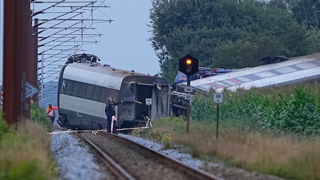 Das Unglück ereignete sich den Angaben zufolge in der Nähe des Orts Bjerndrup, rund 15 Kilometer ...