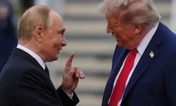 Putin und Trump bei ihrem aufsehenerregenden Treffen in Alaska