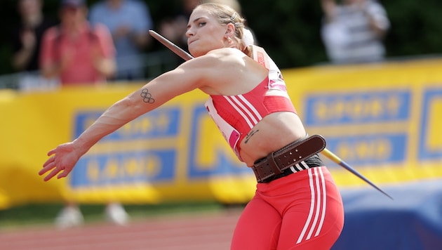 Speerwurf-Europameisterin Victoria Hudson