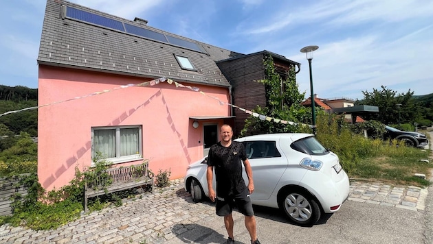 Andreas Daxbacher aus Gablitz im Wienerwald hat die Umstellung beim Heizen und bei der Mobilität ...