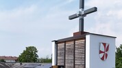 In diesen Glockenturm waren die Unbekannten eingedrungen.
