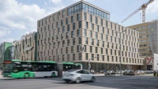 Das neue Radisson-Hotel beim Hauptbahnhof ist das größte Hotel in Graz.