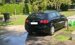 Am Klagenfurter Friedhof wurde eine Frau dabei erwischt, wie sie ihr Auto wusch. 