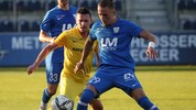 Grödigs Lukacevic (re.) verletzte sich wohl schwer.