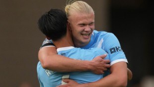 Große Freude bei Erling Haaland und Co.