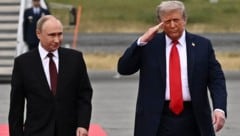Dass Trump akzeptierte, sich mit Putin zu treffen, während russische Drohnen und Raketen auf die ...