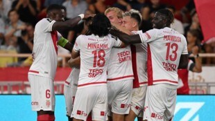 Jubel bei den Kickern von AS Monaco