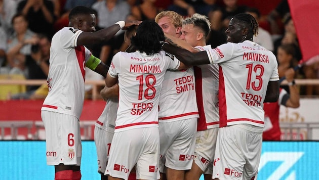Jubel bei den Kickern von AS Monaco