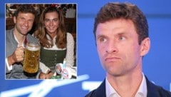 Thomas Müller muss in Kanada ohne Ehefrau Lisa auskommen.