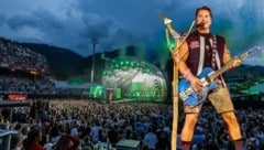 Volks-Rock‘n‘-Roller Andreas Gabalier trat in Kitzbühel vor ausverkauftem Haus auf.