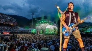 Volks-Rock‘n‘-Roller Andreas Gabalier trat in Kitzbühel vor ausverkauftem Haus auf.