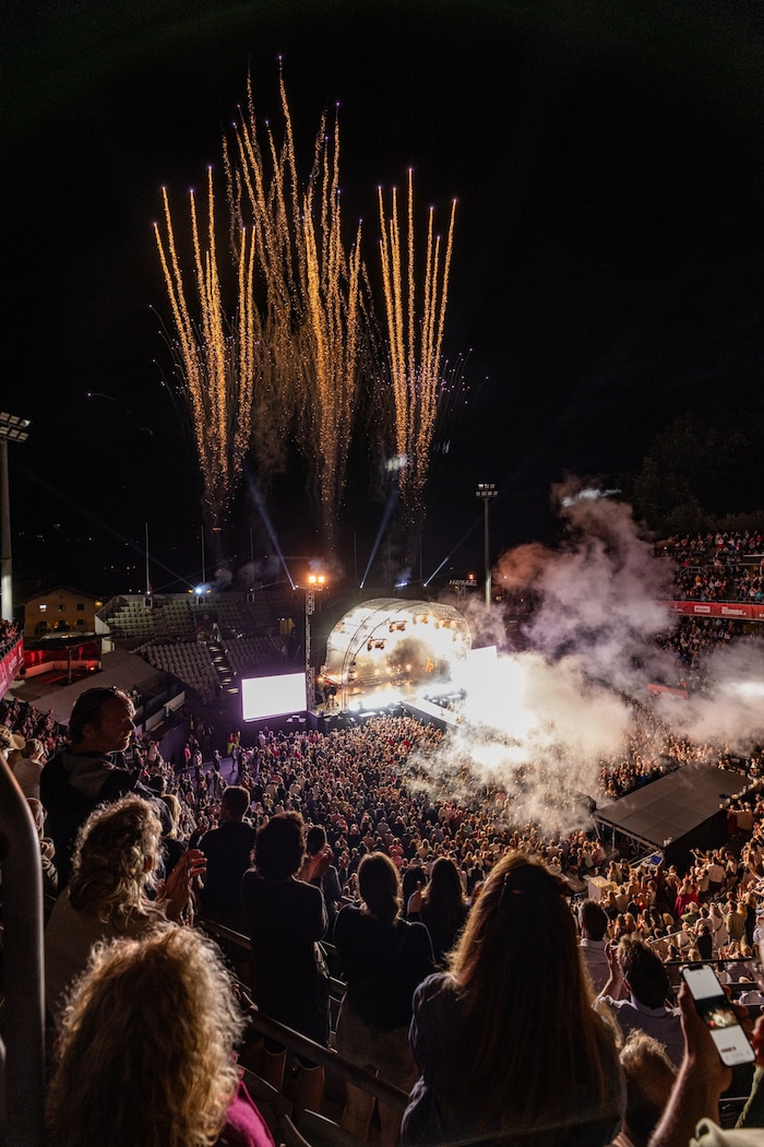 Die Fans waren von den Show-Effekten begeistert.