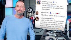 Zum Ö3-Abschied wünschte die heimische Prominenz Kratky alles Gute.