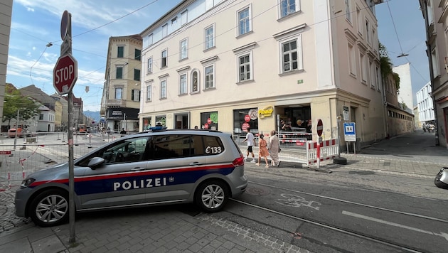 Diese Supermarktfiliale wurde nur vermeintlich überfallen.