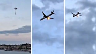  „Feuer am Himmel!“ Videos auf Social Media zeigen Condor-Flug mit Flammen am Triebwerk
