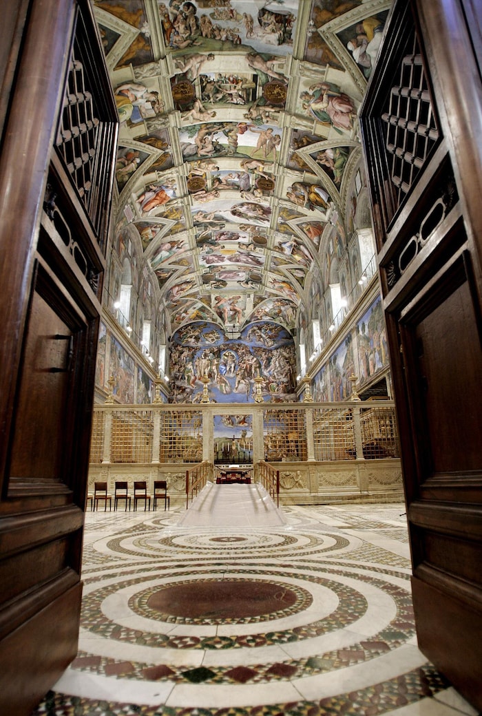 Die Sixtinische Kapelle. Hier wird im Rahmen des Konklave auch der Papst gewählt.