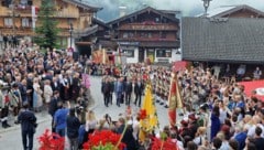 Der Landesübliche Empfang zum Forum-Auftakt im Herzen von Alpbach. 