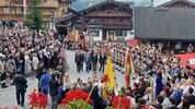 Der Landesübliche Empfang zum Forum-Auftakt im Herzen von Alpbach. 