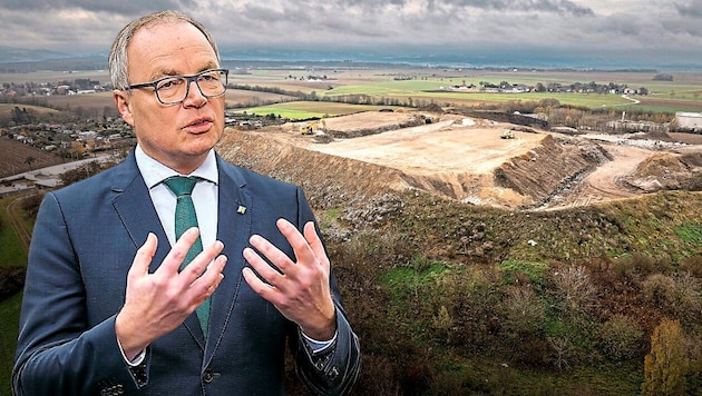 Die Behörde von Landesrat Stephan Pernkopf ordnete jetzt die Sanierung der Deponie „Am ...